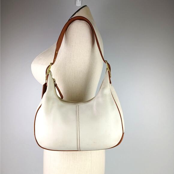 Coach VTG Legacy West Zoe Shoulder Bag Cream/Brown K2W-9342 October 2002 Y2K - Picture 3 of 10